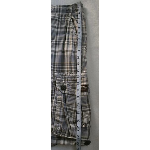 Eddie Bauer‎ Men's 100% Cotton Cargo Shorts Size 38 Pockets Multi Color EUC - Picture 9 of 9